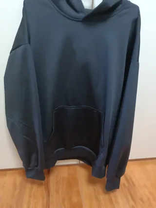 Sudadera Negra Hombre Dragón Blanco