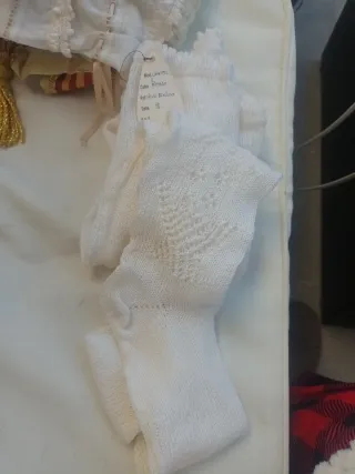 Leotardos fallera blancos talla 8