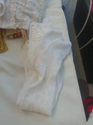 Leotardos fallera blancos talla 8