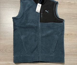 Gilet Puma Peluche Blu Taglia M