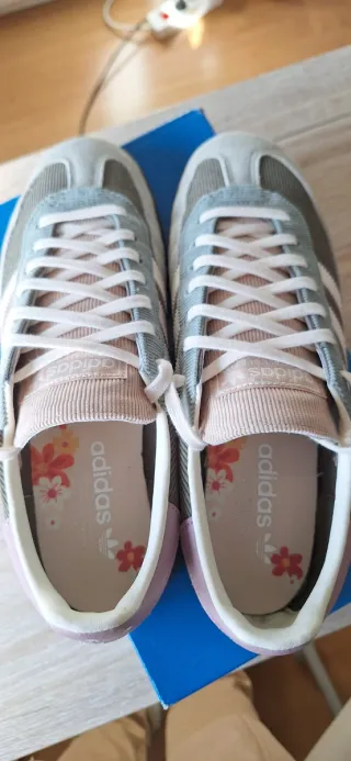 Zapatillas Adidas Spezial Verde y Rosa