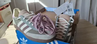 Zapatillas Adidas Spezial Verde y Rosa