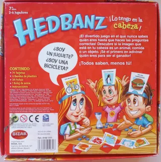 Hedbanz ¡Lo tengo en la cabeza! Juego de mesa
