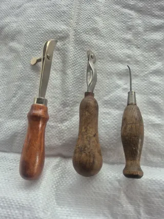 Herramientas d para cuero (3 piezas)