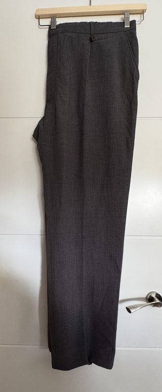 Pantalón de vestir gris hombre
