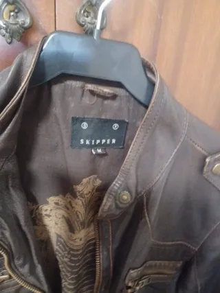 Chaqueta de cuero Skipper mujer