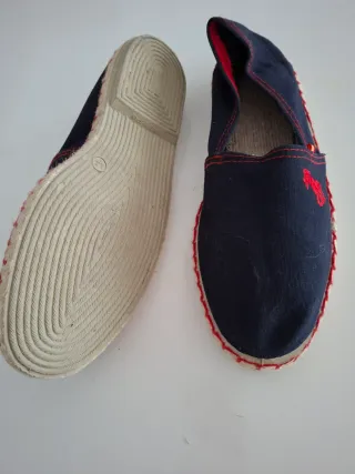 Alpargatas Hombre Azul y Rojo