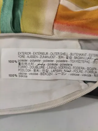 Blusa manga larga estampada rayas