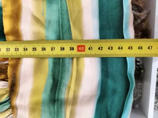 Blusa manga larga estampada rayas