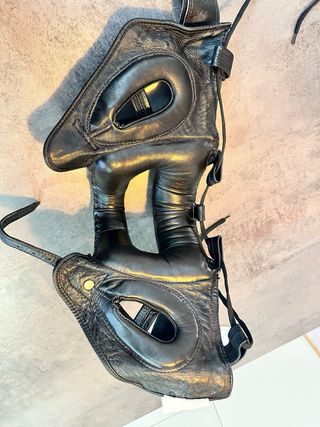 Casco de boxeo Leone 1947 negro