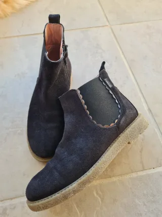 Botas niña Garvalin waterproof negras