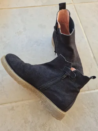 Botas niña Garvalin waterproof negras