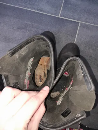 Stivali Botas Harley Davidson neri con rose