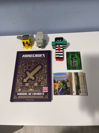 Lote Minecraft: Libro, carte e figure