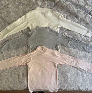 Maglie dolcevita manica lunga neutre taglia M/L