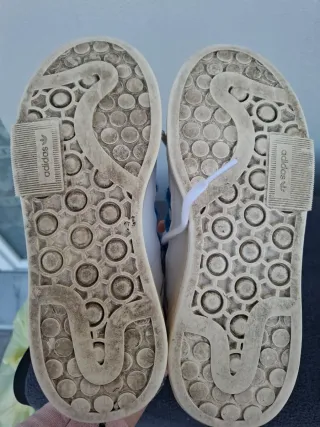 Stivaletti Adidas bianchi e blu taglia 37