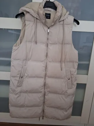 Chaleco acolchado Lefties beige Talla s