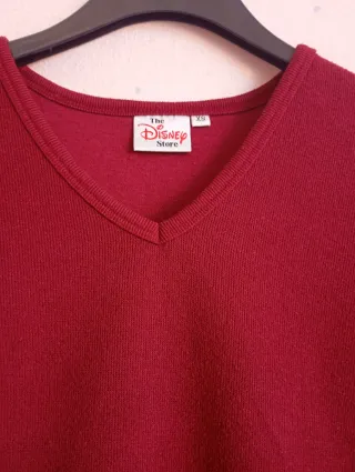 Jersey Disney Mujer Talla Xs , granate