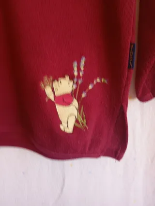 Jersey Disney Mujer Talla Xs , granate