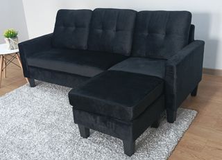 Sofá Con Pouf. Chaiselong. ¡Práctico y Económico!