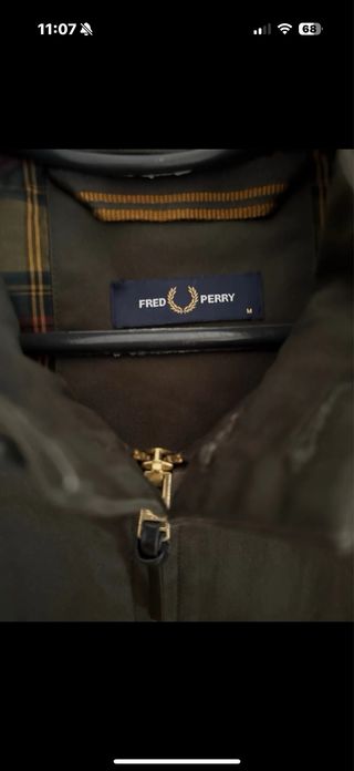 Chaqueta Fred Perry Verde Oliva