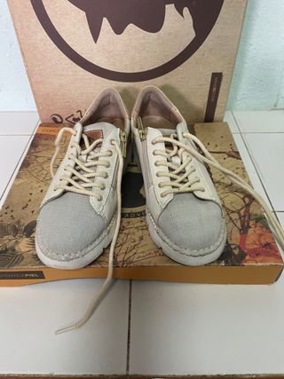 Zapatos Pikolinos Beige/Gris Talla 37