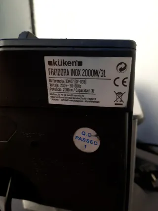 Freidora eléctrica Kuken