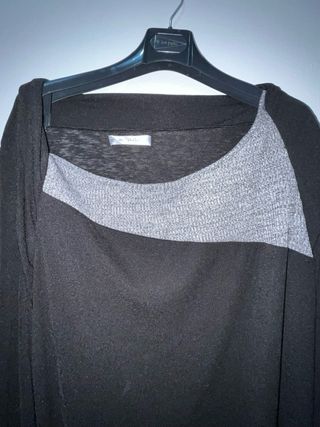Vestido Camiseta Talla L/XL Negro Gris