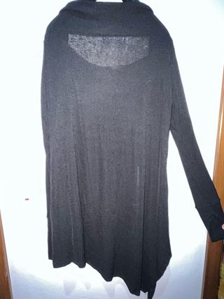 Vestido Camiseta Talla L/XL Negro Gris