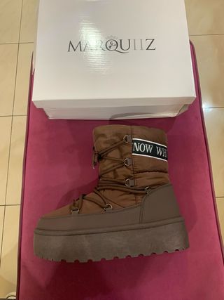 Stivali Snow boots marroni donna