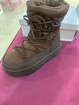 Stivali Snow boots marroni donna