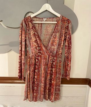 Vestido estampado Natura Talla S