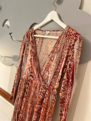 Vestido estampado Natura Talla S