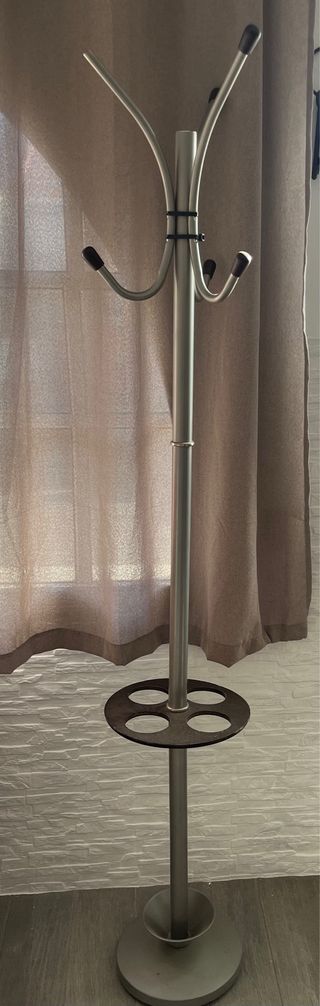 Perchero y paragüero de metal medidas no exacta