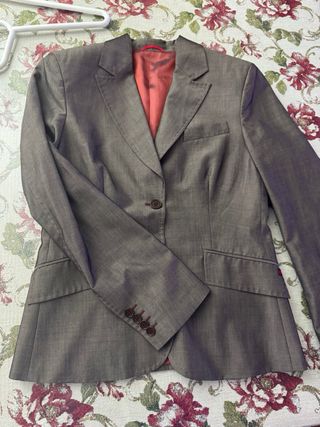 Chaqueta Americana Gris Lion of Porches