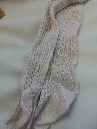 Calcetines Fallera Niña Beige