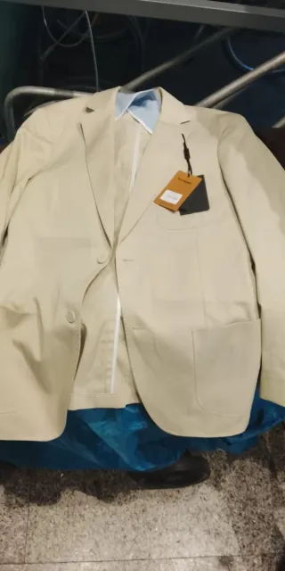 Americana Emilio Ticci Beige Hombre