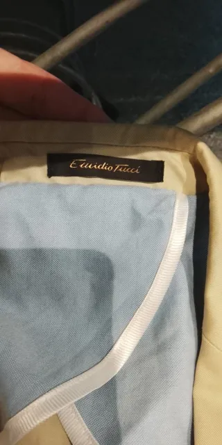 Americana Emilio Ticci Beige Hombre