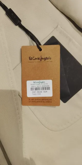 Americana Emilio Ticci Beige Hombre