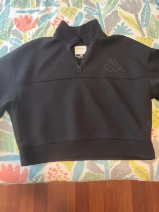 Sudadera Kappa Negra Talla xxs