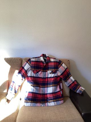 Chaqueta de cuadros multicolor