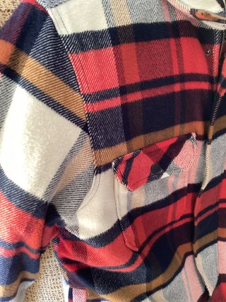 Chaqueta de cuadros multicolor