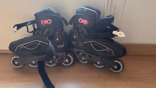 Patines Oxelo Talla 39.5 Negros