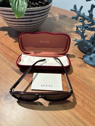 Gafas de Sol Gucci Originales Negras Rojas