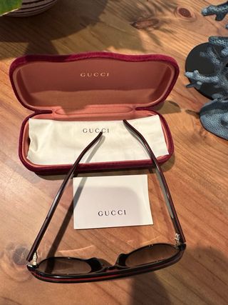 Gafas de Sol Gucci Originales Negras Rojas