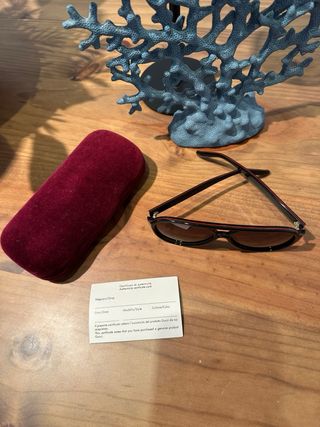 Gafas de Sol Gucci Originales Negras Rojas