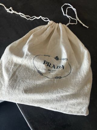 Bolso Clutch Prada Negro Original París