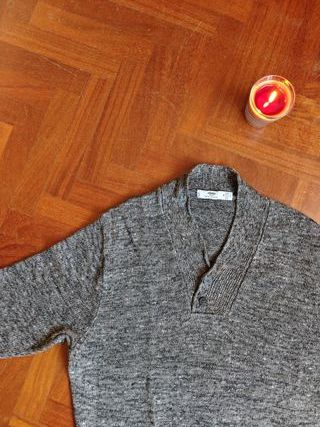 Inis Meain Maglione Lino Collo V Taglia M