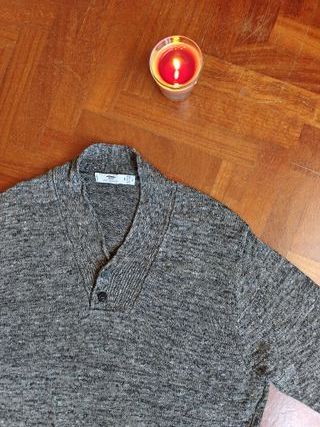 Inis Meain Maglione Lino Collo V Taglia M
