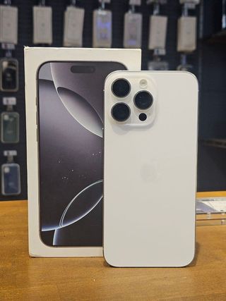 IPHONE 16 PRO MAX 512GB BIANCO 100% BATTERIA